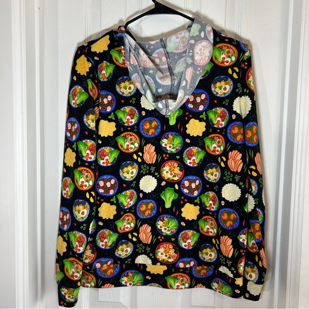 LA‎ Soul Ramen Bowl Hoodie Women’s Small Kawaii Graphic